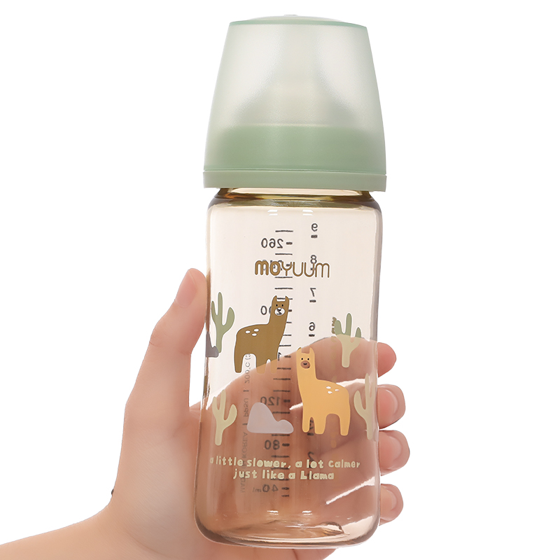 Bình sữa nhựa PPSU Moyuum cổ rộng All In One Bottle 170 ml - Lạc đà (0 - 3 tháng) 22