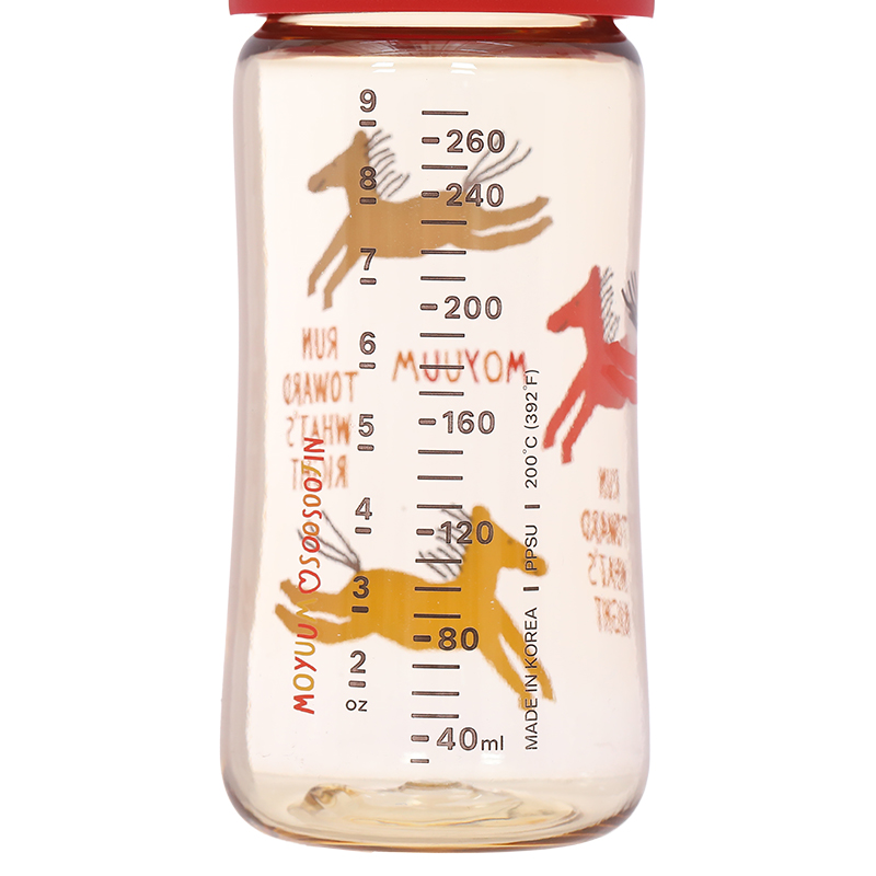Bình sữa nhựa PPSU Moyuum cổ rộng All In One Bottle 170 ml - Ngựa đỏ (0 - 3 tháng) 17