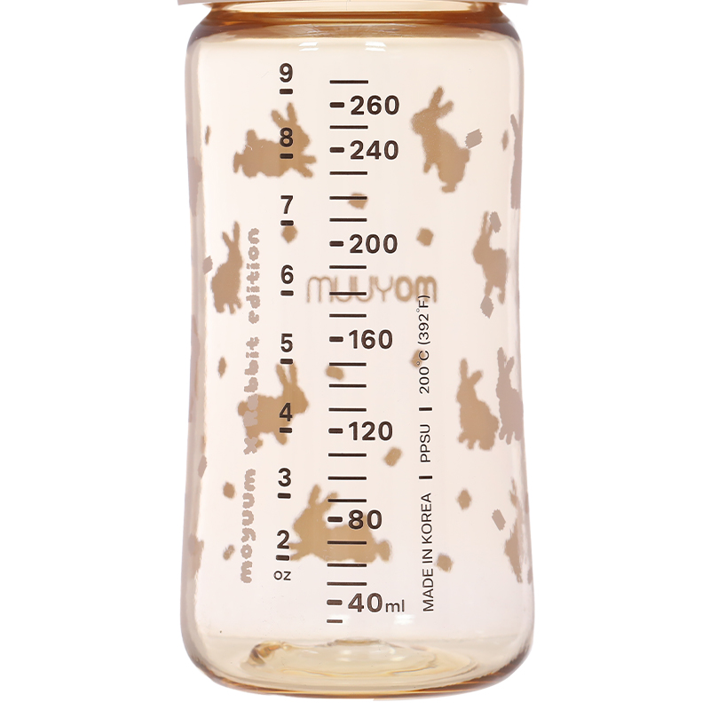 Bình sữa nhựa PPSU Moyuum cổ rộng All In One Bottle 170 ml - Thỏ hồng (0 - 3 tháng) 17
