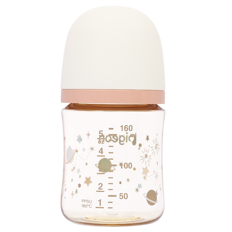 Bình sữa nhựa PPSU Pigeon Softouch Baby-Friendly World cổ rộng 160 ml - Dải ngân hà (từ 0 tháng) 2