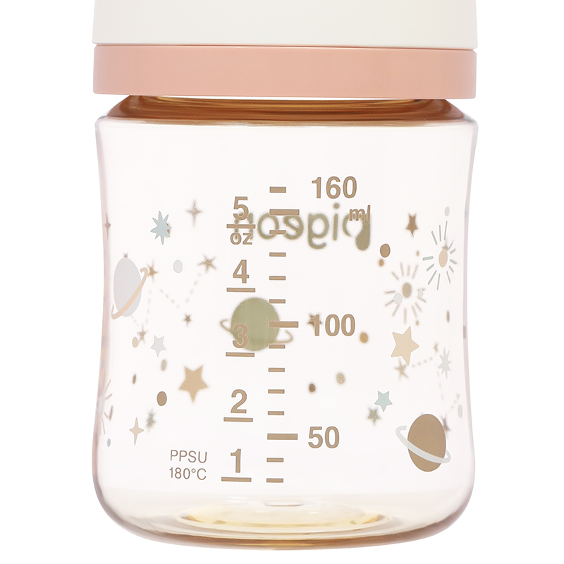 Bình sữa nhựa PPSU Pigeon Softouch Baby-Friendly World cổ rộng 160 ml - Dải ngân hà (từ 0 tháng) 3