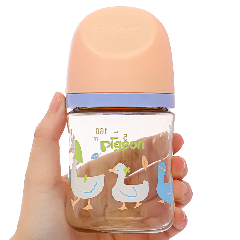 Bình sữa nhựa PPSU Pigeon Softouch Baby-Friendly World cổ rộng 160 ml - Đàn ngỗng (từ 0 tháng) 8