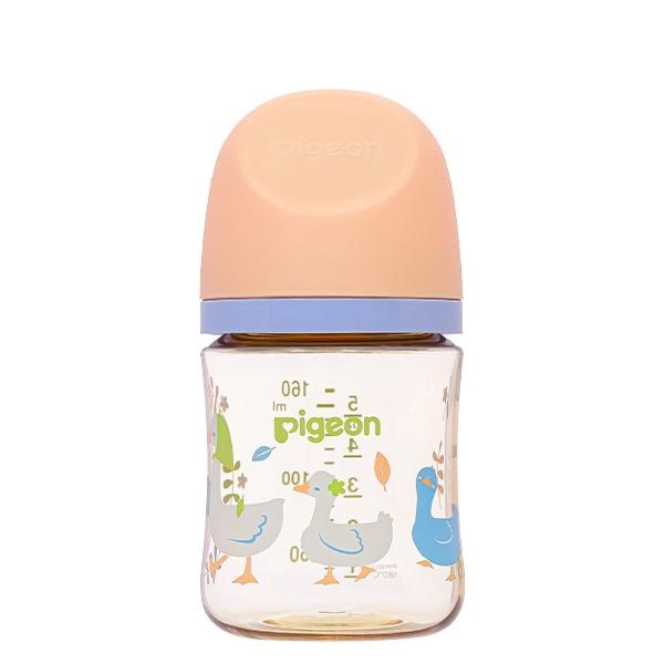 Bình sữa cổ rộng Pigeon Softouch Baby-Friendly World 160 ml