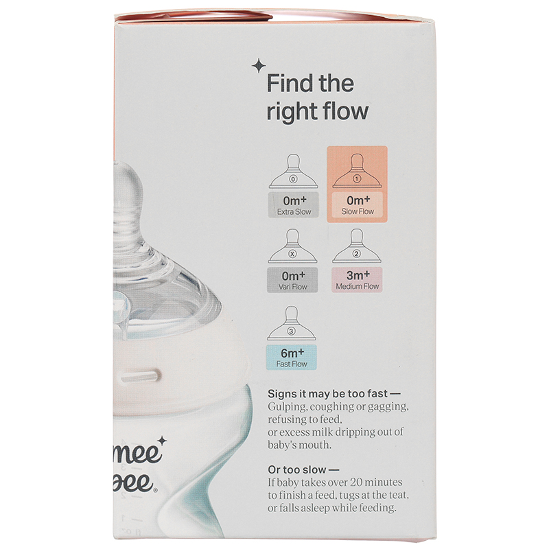 Bình sữa nhựa PP Tommee Tippee Natural Start cổ rộng 150 ml (0 - 3 tháng) - Mẫu mới 13