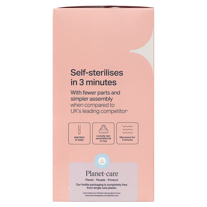 Bình sữa nhựa PP Tommee Tippee Natural Start cổ rộng 150 ml (0 - 3 tháng) - Mẫu mới 27