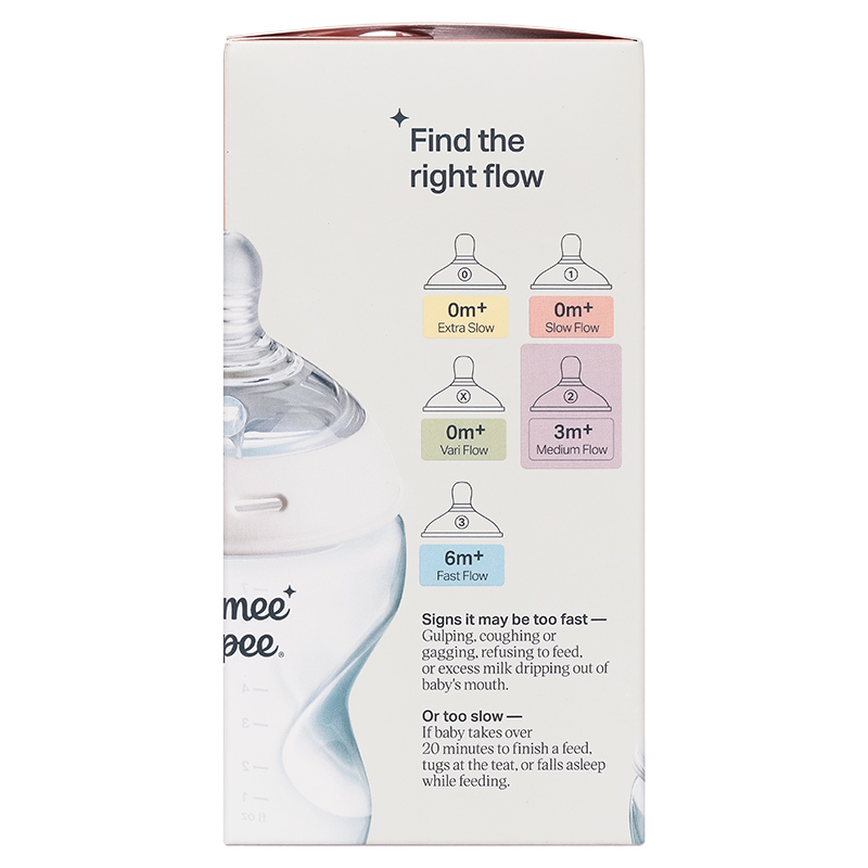 Bình sữa nhựa PP Tommee Tippee Natural Start cổ rộng 150 ml (0 - 3 tháng) - Mẫu mới 28