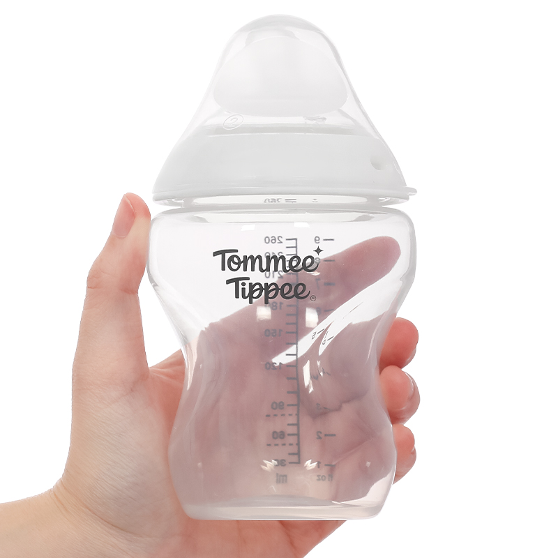 Bình sữa nhựa PP Tommee Tippee Natural Start cổ rộng 150 ml (0 - 3 tháng) - Mẫu mới 23