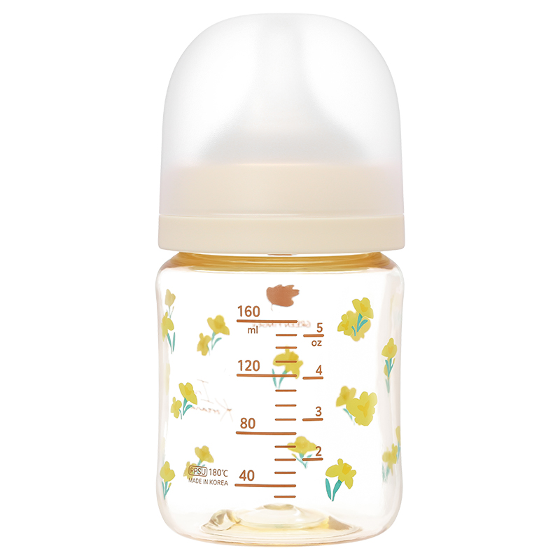 Bình sữa nhựa PPSU GreenFinger cổ rộng 280 ml - Hoa diên vĩ (từ 3 tháng) 16
