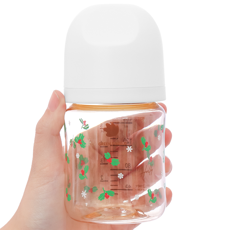 Bình sữa nhựa PPSU GreenFinger cổ rộng 160 ml - Lá cây ô rô (từ 1 tháng) 8
