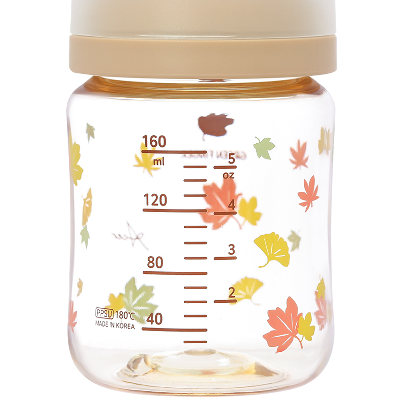 Bình sữa nhựa PPSU GreenFinger cổ rộng 160 ml - Lá phong (từ 1 tháng) 3