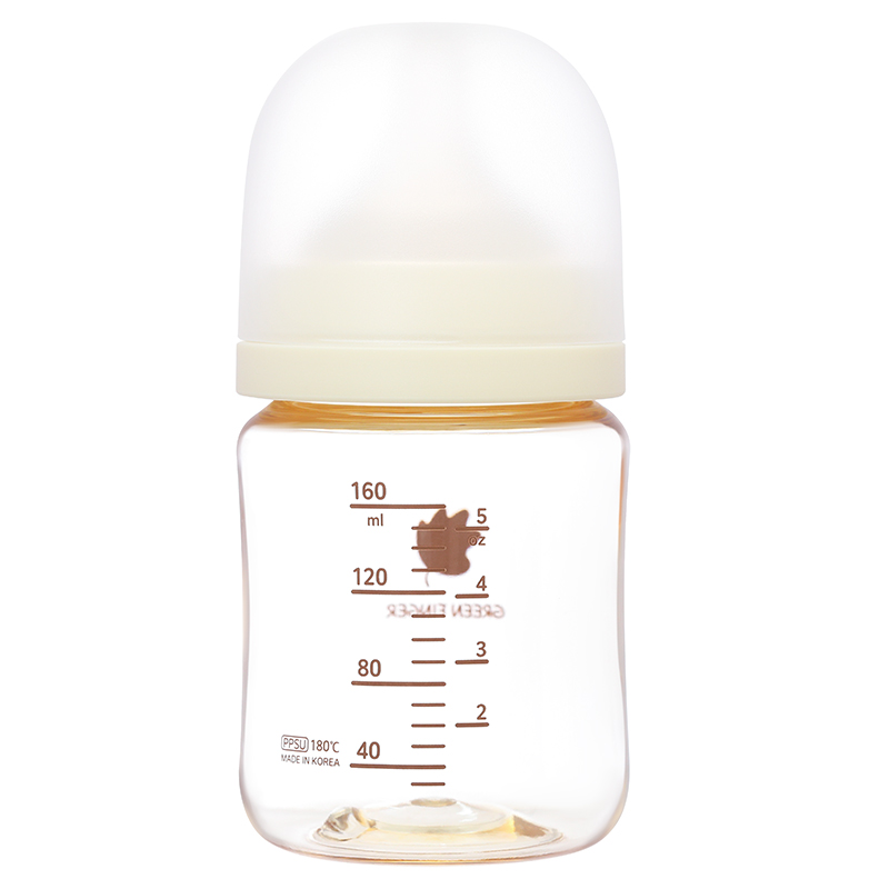 Bình sữa nhựa PPSU GreenFinger cổ rộng 160 ml - Trơn (từ 1 tháng) 2