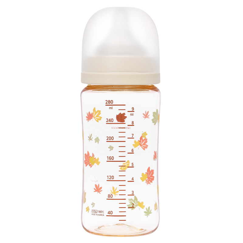 Bình sữa nhựa PPSU GreenFinger cổ rộng 160 ml - Lá phong (từ 1 tháng) 16