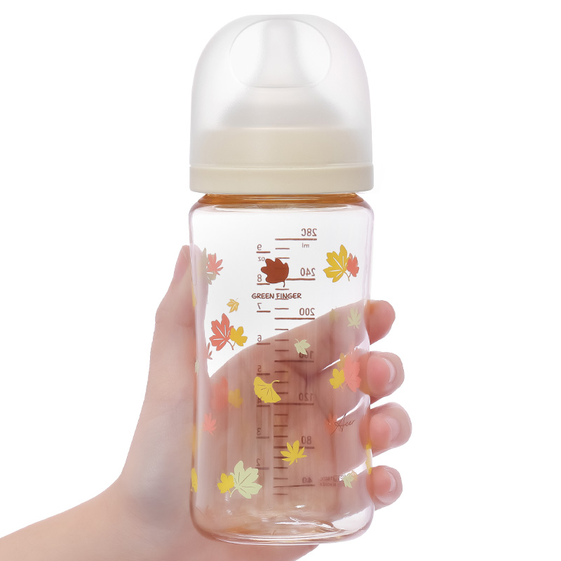 Bình sữa nhựa PPSU GreenFinger cổ rộng 160 ml - Lá phong (từ 1 tháng) 22