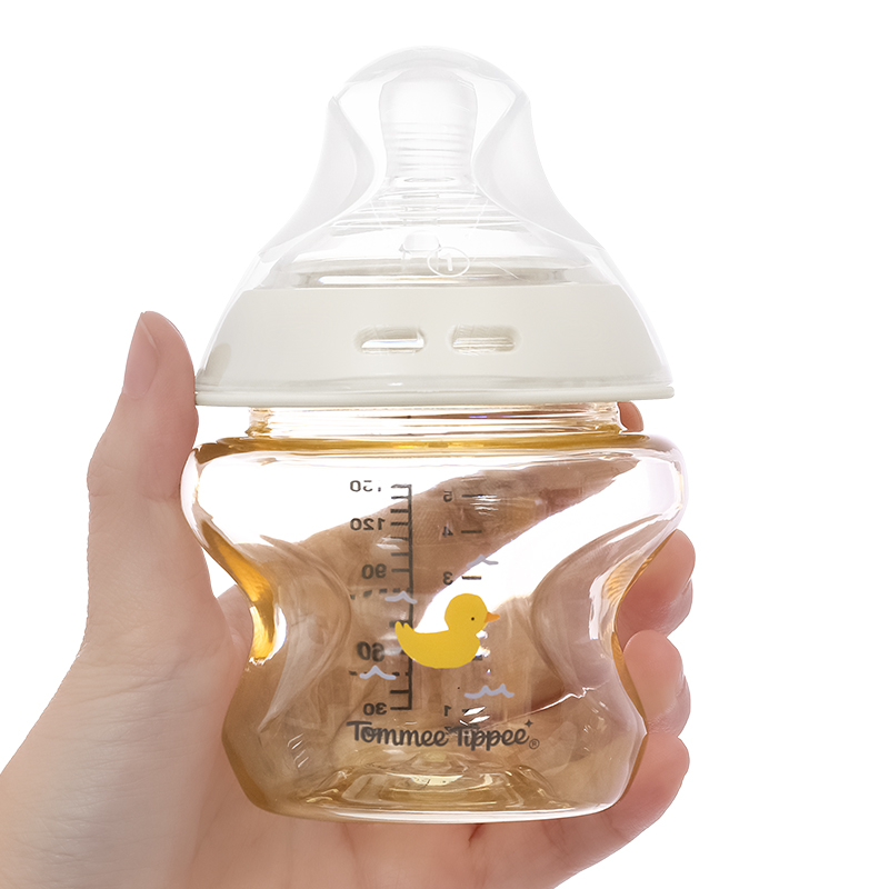 Bình sữa nhựa PPSU Tommee Tippee Natural Start cổ rộng 260 ml (3 - 6 tháng) - Họa tiết hồng 21