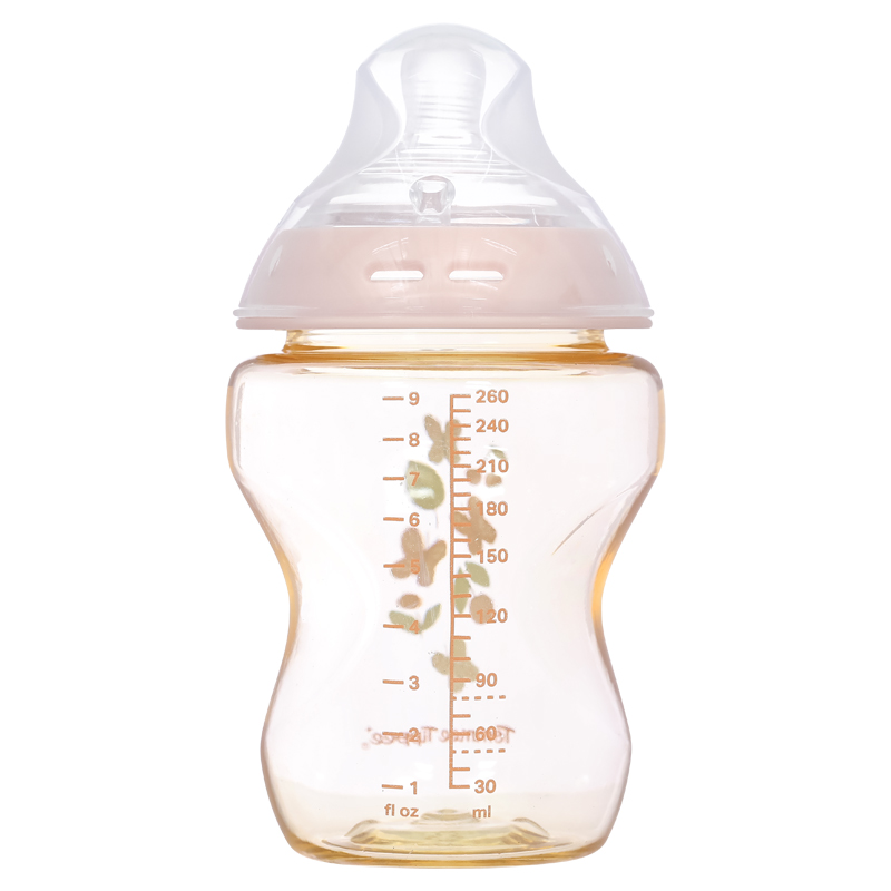 Bình sữa nhựa PPSU Tommee Tippee Natural Start cổ rộng 260 ml (3 - 6 tháng) - Họa tiết hồng 2