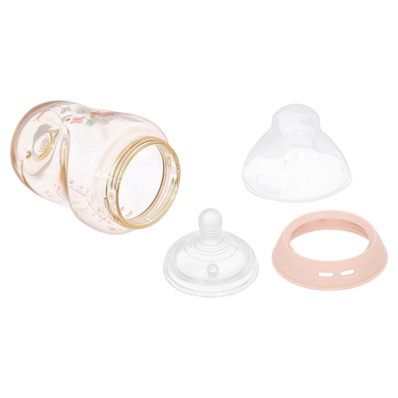 Bình sữa nhựa PPSU Tommee Tippee Natural Start cổ rộng 260 ml (3 - 6 tháng) - Họa tiết hồng 4