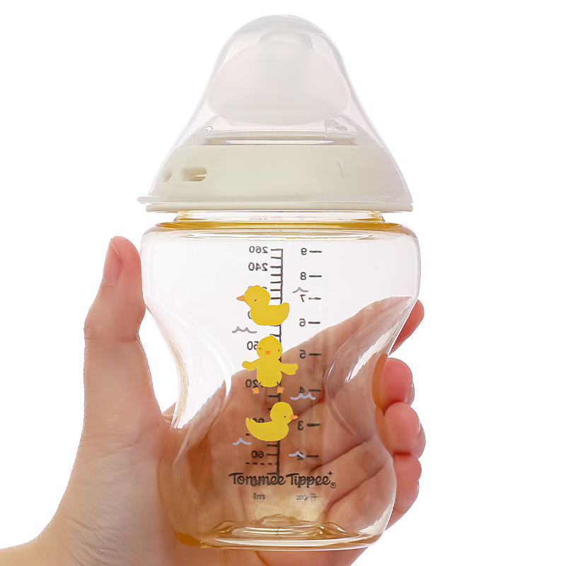 Bình sữa nhựa PPSU Tommee Tippee Natural Start cổ rộng 260 ml (3 - 6 tháng) - Họa tiết hồng 35
