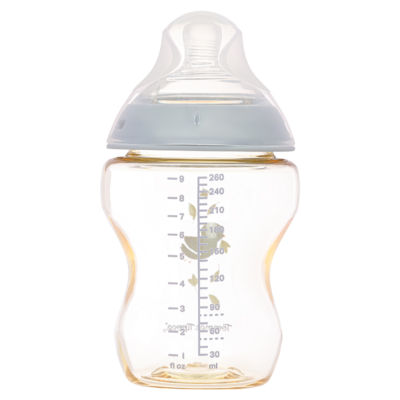 Bình sữa nhựa PPSU Tommee Tippee Natural Start cổ rộng 260 ml (3 - 6 tháng) - Họa tiết hồng 43