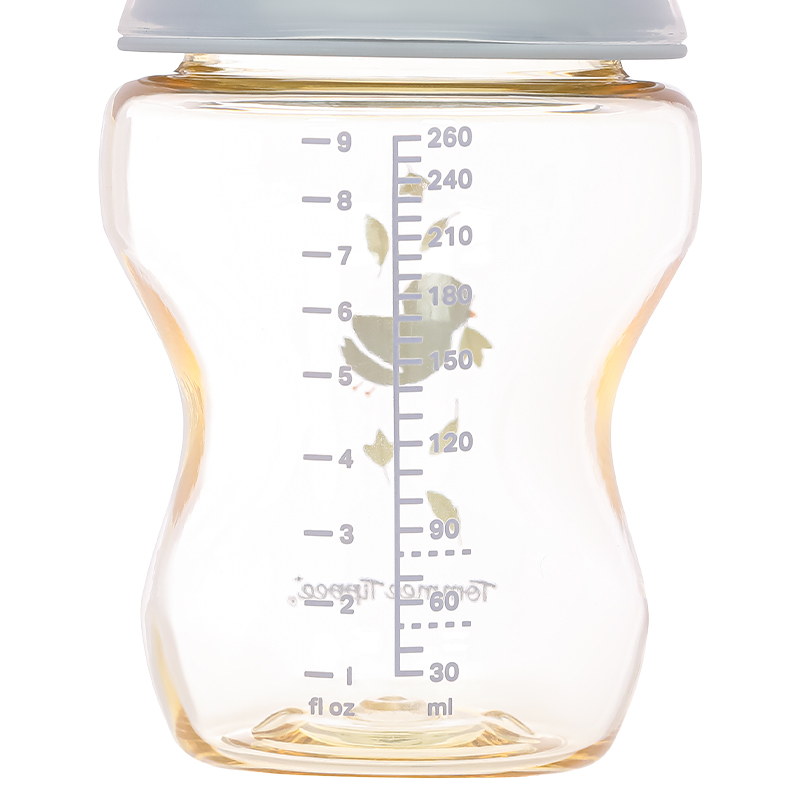 Bình sữa nhựa PPSU Tommee Tippee Natural Start cổ rộng 260 ml (3 - 6 tháng) - Họa tiết hồng 44