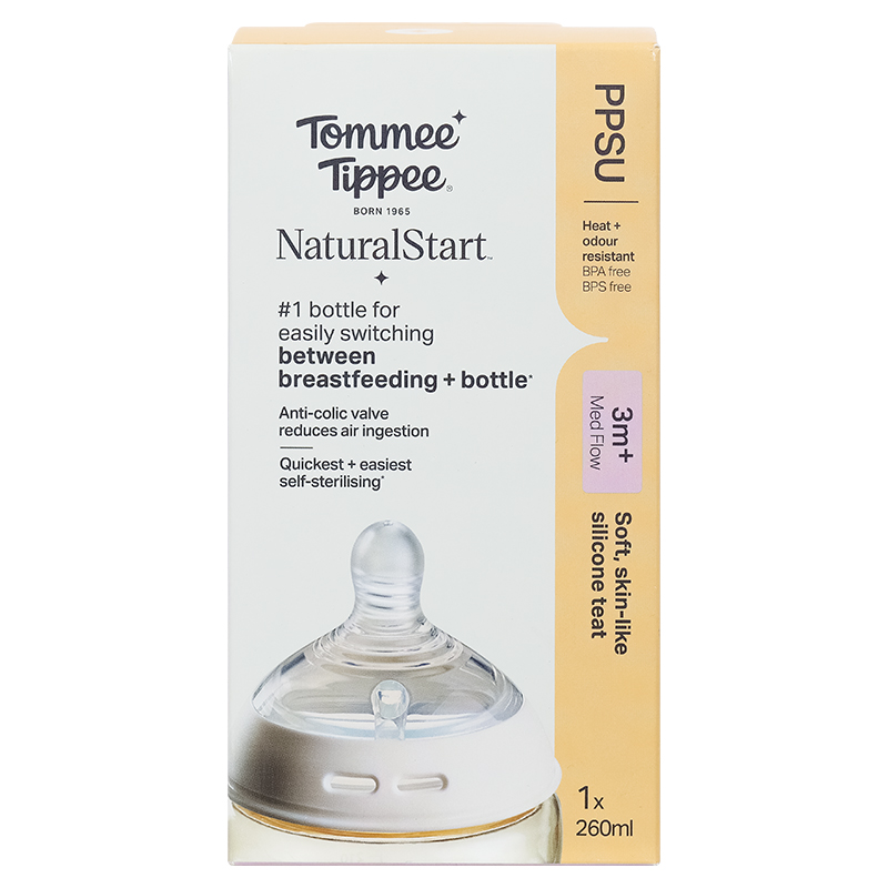 Bình sữa nhựa PPSU Tommee Tippee Natural Start cổ rộng 260 ml (3 - 6 tháng) - Mẫu mới 10