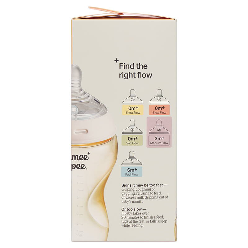 Bình sữa nhựa PPSU Tommee Tippee Natural Start cổ rộng 260 ml (3 - 6 tháng) - Mẫu mới 39