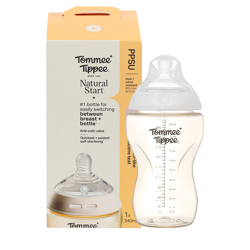 Bình sữa nhựa PPSU Tommee Tippee Natural Start cổ rộng 260 ml (3 - 6 tháng) - Mẫu mới 35