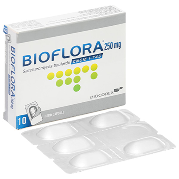 Bioflora 250mg Biocodex điều trị tiêu chảy, viêm đại tràng