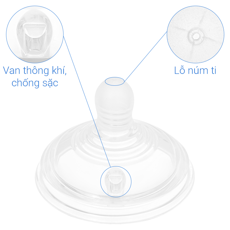 Bộ 2 núm ti Tommee Tippee Natural Start siêu mềm tự nhiên size + (từ 0 tháng) - Mẫu mới 8