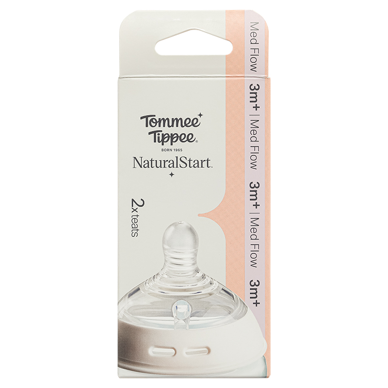Bộ 2 núm ti Tommee Tippee Natural Start siêu mềm tự nhiên size + (từ 0 tháng) - Mẫu mới 12