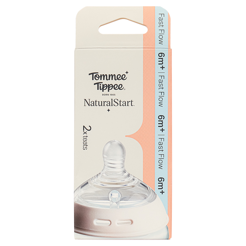 Bộ 2 núm ti Tommee Tippee Natural Start siêu mềm tự nhiên size + (từ 0 tháng) - Mẫu mới 22