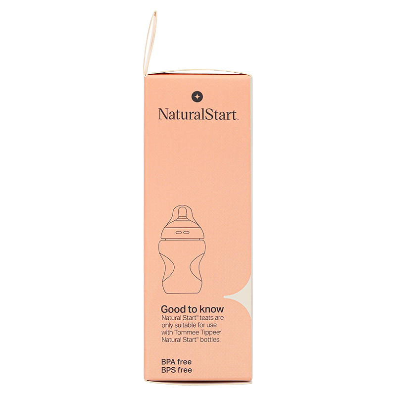 Bộ 2 núm ti Tommee Tippee Natural Start siêu mềm tự nhiên size + (từ 0 tháng) - Mẫu mới 24