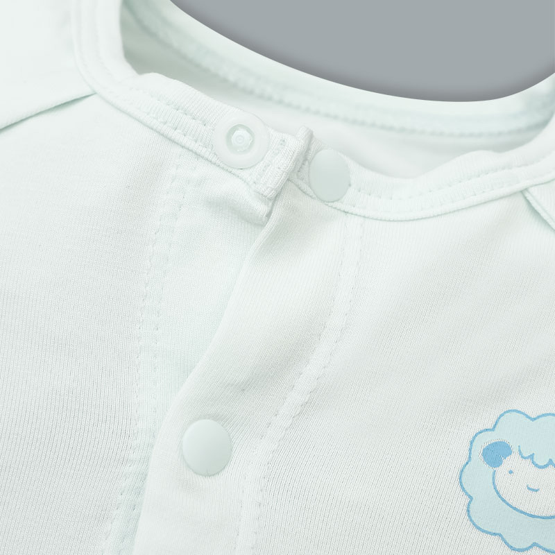 Bodysuit tay ngắn La Pomme giấc mơ mùa hè màu xanh 6