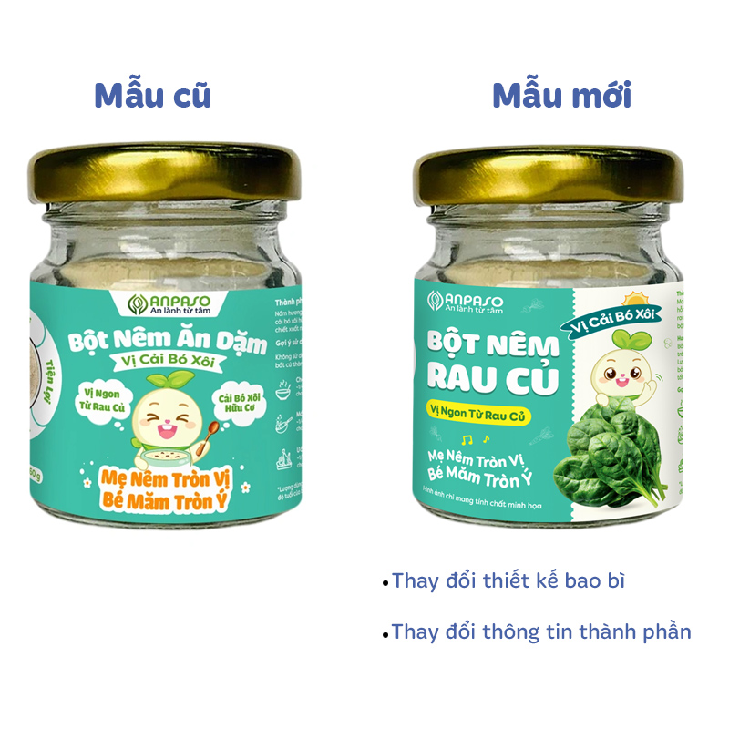 Bột nêm Anpaso măng tây hũ 60g - Giao bao bì ngẫu nhiên 7