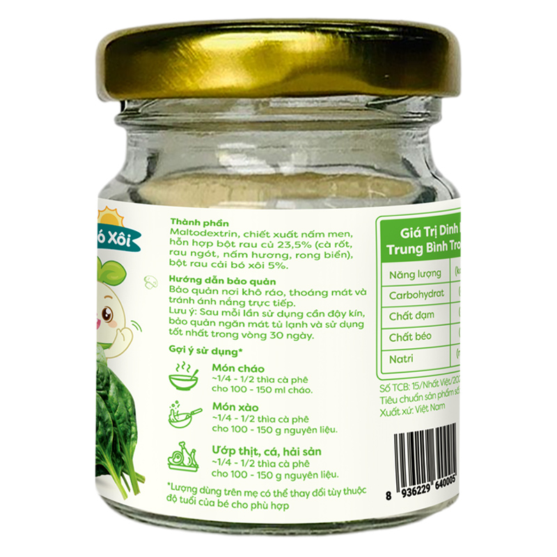 Bột nêm Anpaso măng tây hũ 60g - Giao bao bì ngẫu nhiên 8