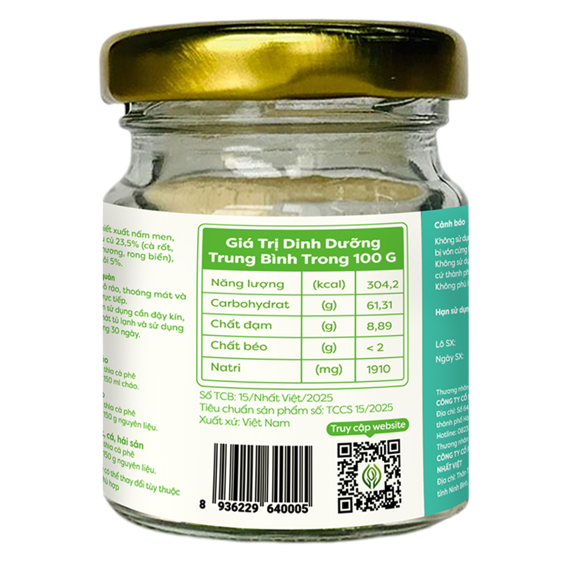 Bột nêm Anpaso măng tây hũ 60g - Giao bao bì ngẫu nhiên 9