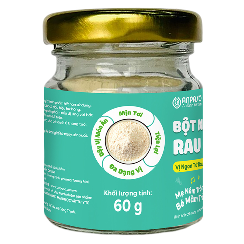 Bột nêm Anpaso măng tây hũ 60g - Giao bao bì ngẫu nhiên 11