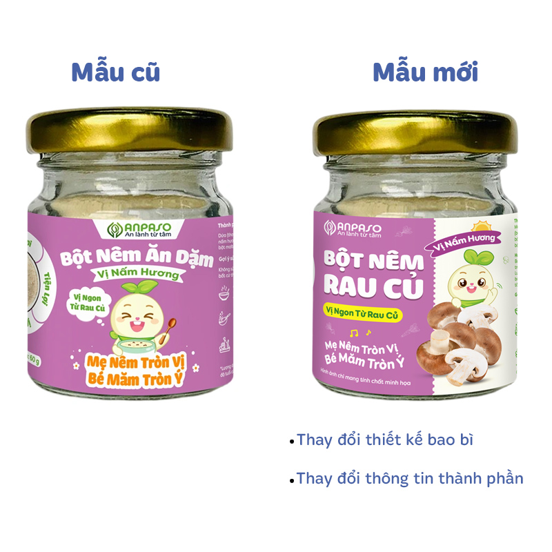 Bột nêm Anpaso măng tây hũ 60g - Giao bao bì ngẫu nhiên 23