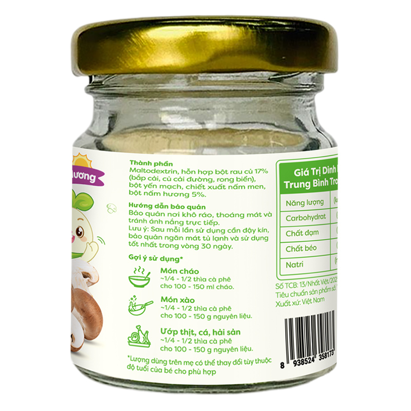 Bột nêm Anpaso măng tây hũ 60g - Giao bao bì ngẫu nhiên 24