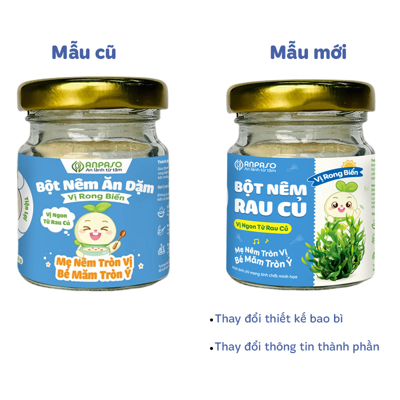Bột nêm Anpaso măng tây hũ 60g - Giao bao bì ngẫu nhiên 15
