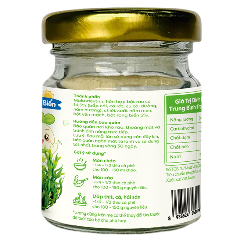 Bột nêm Anpaso măng tây hũ 60g - Giao bao bì ngẫu nhiên 17