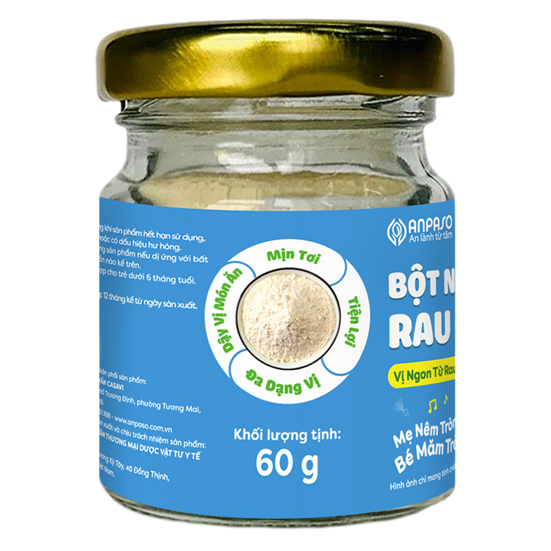 Bột nêm Anpaso măng tây hũ 60g - Giao bao bì ngẫu nhiên 18