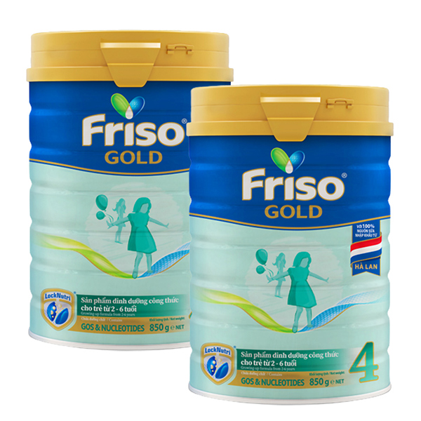 Sữa Bột Frisolac Gold 4 850g dinh dưỡng cho bé, tặng bộ màu 2 tầng - AVAKids.com