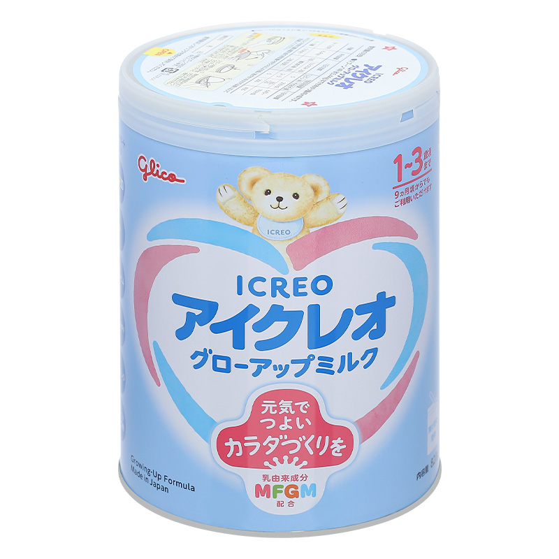 Combo 2 hộp sữa bột Glico Icreo số 1 820g (1 - 3 tuổi) - kèm 5 thanh số 1 6