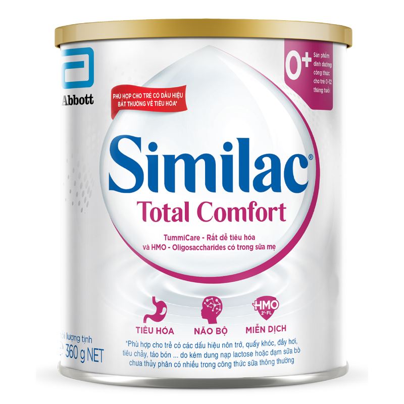 Sữa bột Similac Total Comfort 0+ 360g (0 - 12 tháng) dành cho trẻ không dung nạp đường lactose 13