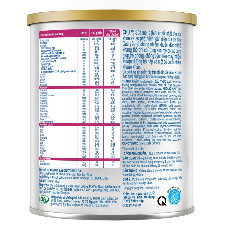 Sữa bột Similac Total Comfort 0+ 360g (0 - 12 tháng) dành cho trẻ không dung nạp đường lactose 15