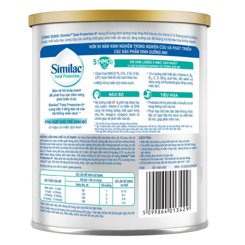 Combo 2 sữa bột Similac Total Protection 0+ 380g (0 - 12 tháng) 2