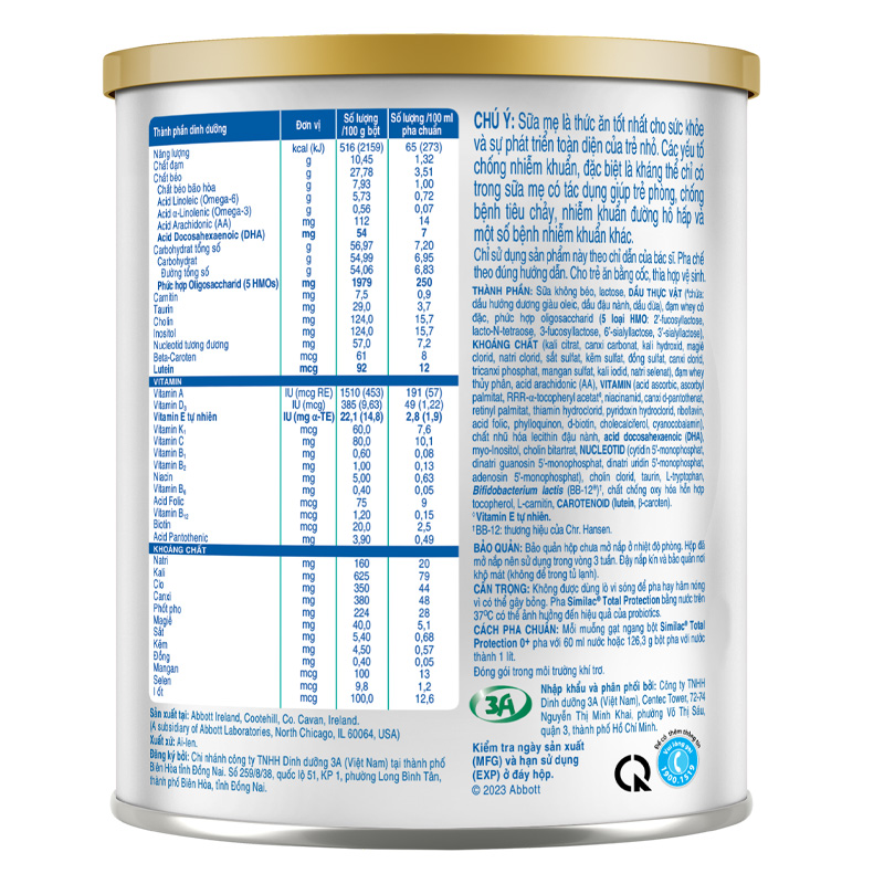 Combo 2 sữa bột Similac Total Protection 0+ 380g (0 - 12 tháng) 3