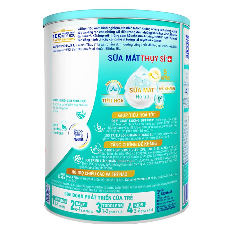 Combo 2 sữa bột NAN Optipro Plus số 4 1.5 kg (2 - 6 tuổi) - Giao bao bì ngẫu nhiên 21