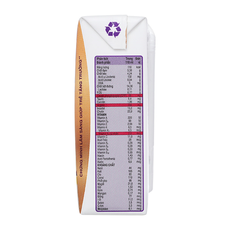 Lốc 4 hộp sữa pha sẵn Abbott PediaSure hương vani 110 ml (1 - 10 tuổi) 76