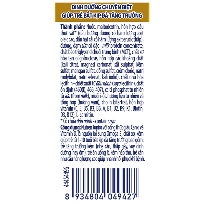 Thùng 36 hộp sữa pha sẵn Nutren Junior hương vani 110 ml (1 - 10 tuổi) - Giao bao bì ngẫu nhiên 34